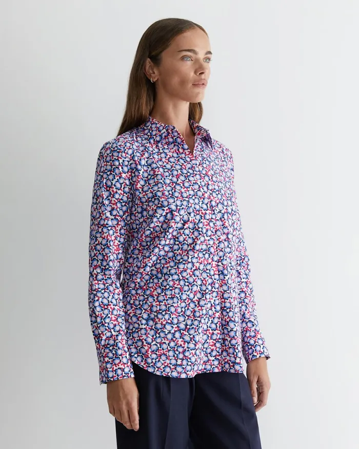 Women Sportscraft Shirts Harlow Georgina Relaxed Shirt Pink Multi