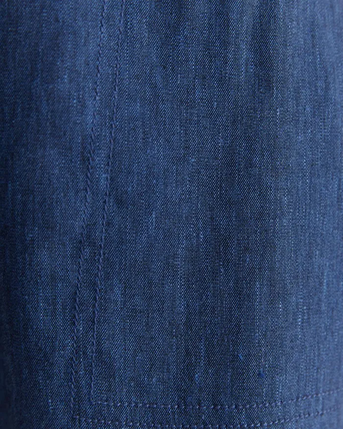 Women Sportscraft Shorts Rosa Linen Short Indigo