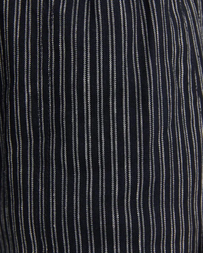Women Sportscraft Shorts Rosa Stripe Linen Short Navywhite