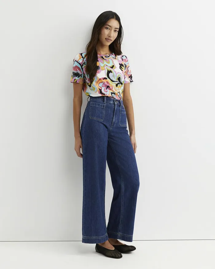 Women Sportscraft Tops and Tees Fiola Short Sleeve Mercerised Tee Multi