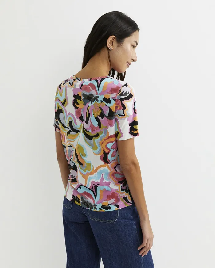 Women Sportscraft Tops and Tees Fiola Short Sleeve Mercerised Tee Multi