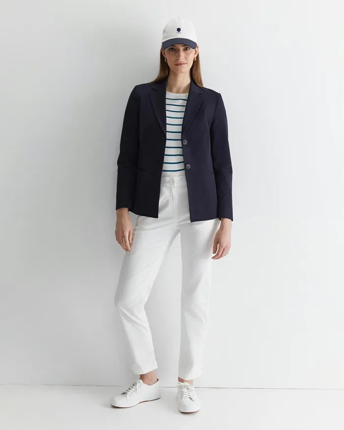 Women Sportscraft Tops and Tees Heidi Boat Neck Top Whiteteal