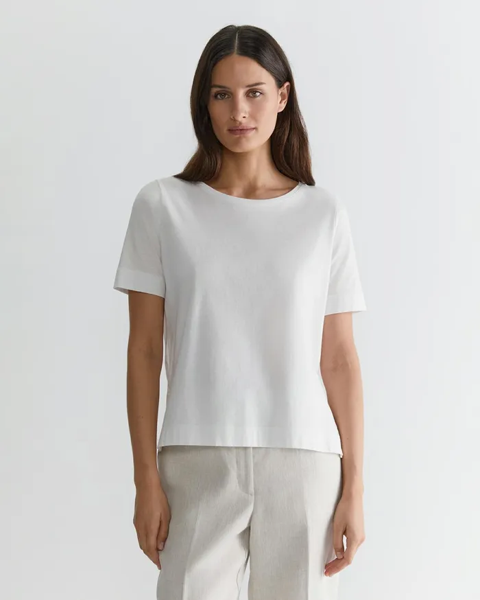 Women Sportscraft Tops and Tees Mercerised Cotton Tee White