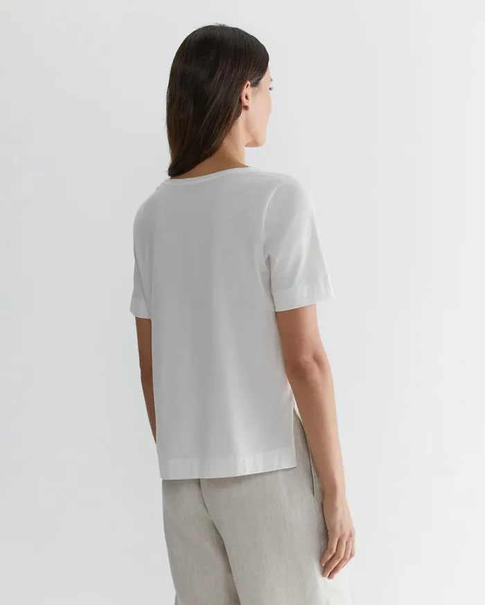 Women Sportscraft Tops and Tees Mercerised Cotton Tee White