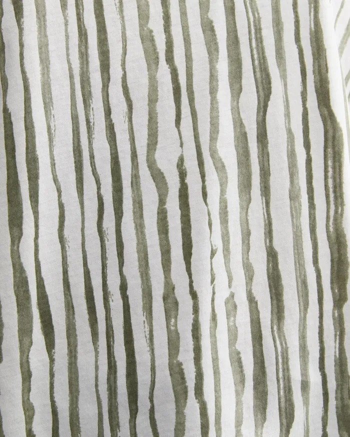Women Sportscraft Tops and Tees Tina Stripe Mercerised Tee Whitekhaki