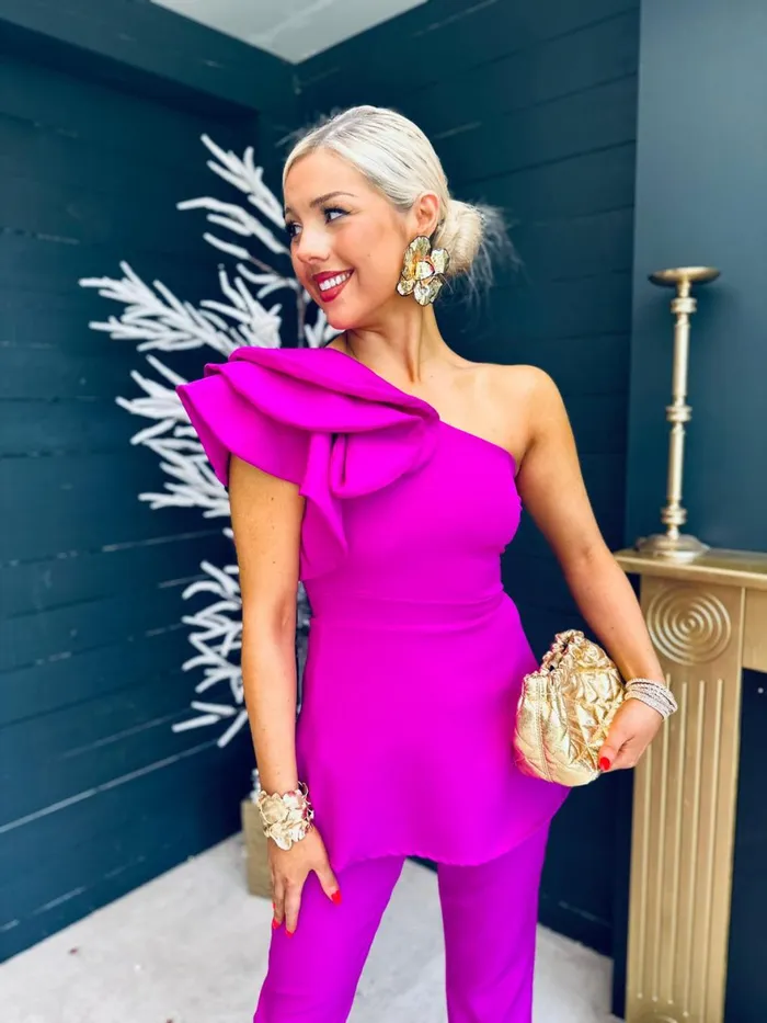 Women Suits and Blazers Canella Lane Addison Occasion 2 Piece Orchid