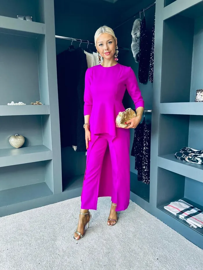 Women Suits and Blazers Canella Lane Sutton Occasion 2 Piece Orchid