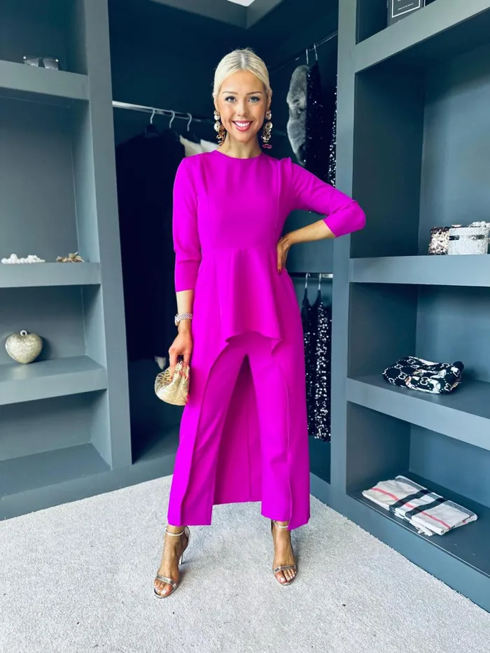 Women Suits and Blazers Canella Lane Sutton Occasion 2 Piece Orchid
