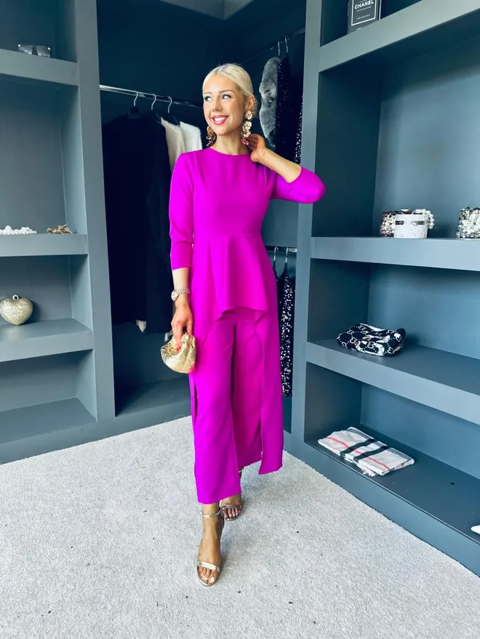 Women Suits and Blazers Canella Lane Sutton Occasion 2 Piece Orchid