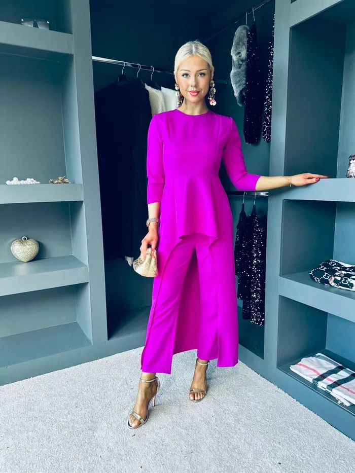 Women Suits and Blazers Canella Lane Sutton Occasion 2 Piece Orchid