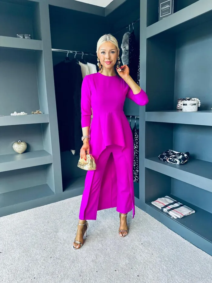 Women Suits and Blazers Canella Lane Sutton Occasion 2 Piece Orchid
