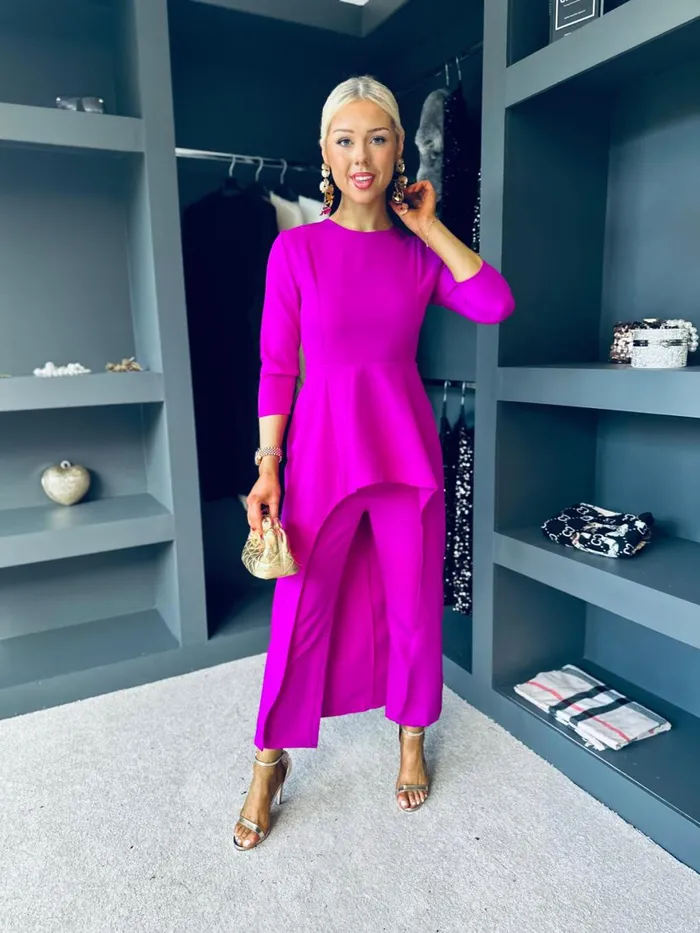 Women Suits and Blazers Canella Lane Sutton Occasion 2 Piece Orchid