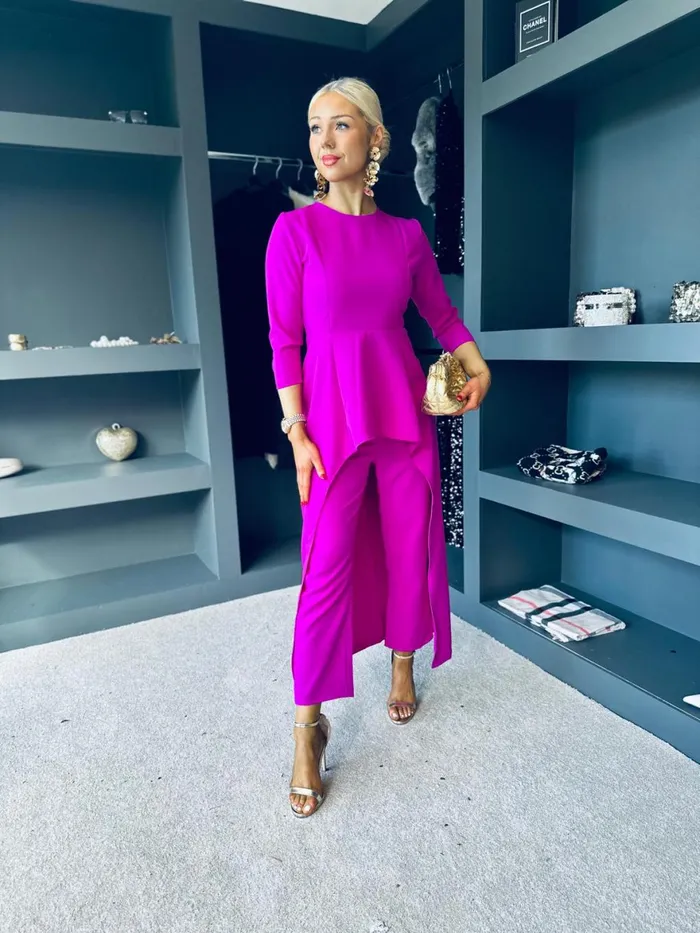 Women Suits and Blazers Canella Lane Sutton Occasion 2 Piece Orchid