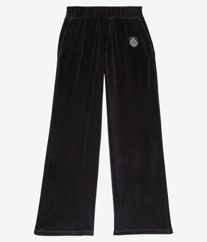 Women Sweatshirts THE KOOPLES Black Velvet Tracksuit Trousers