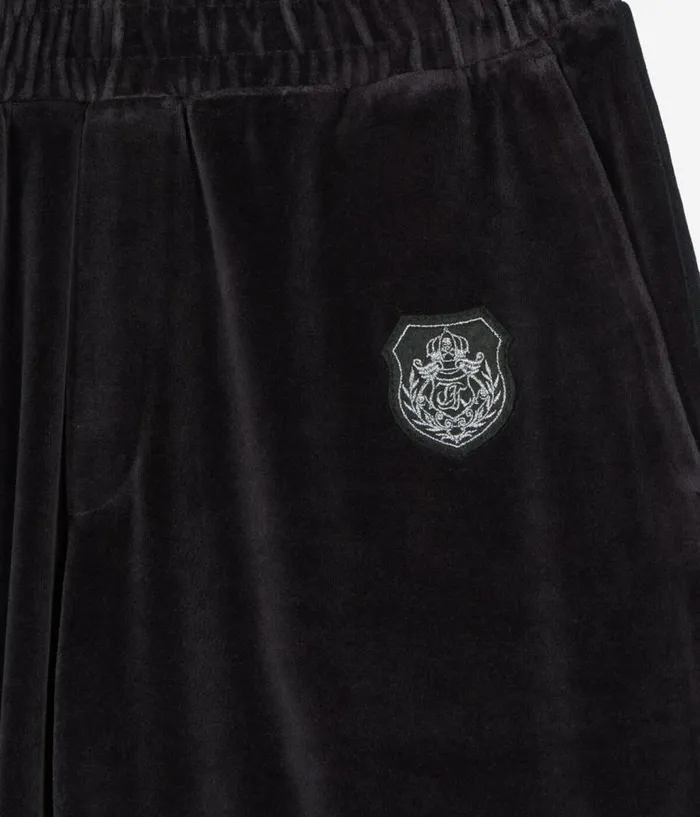 Women Sweatshirts THE KOOPLES Black Velvet Tracksuit Trousers