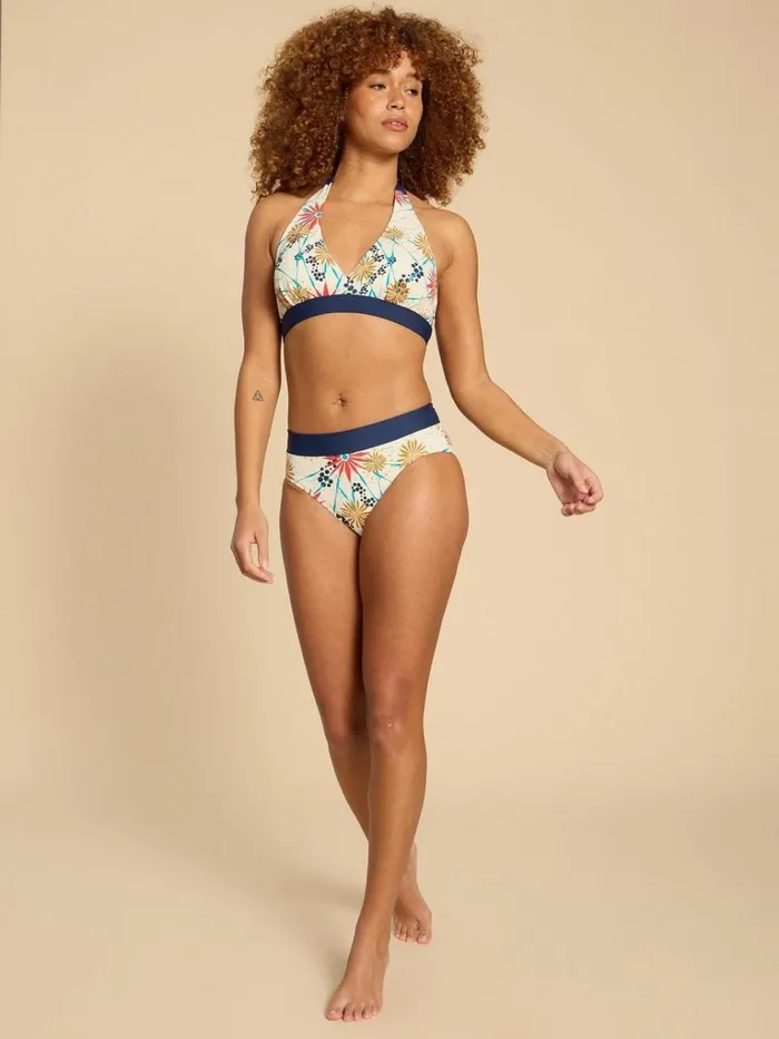 Women SWIMWEAR White Stuff Valley Bikini Bottom Ivory Multi