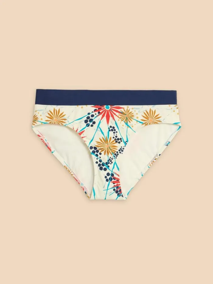 Women SWIMWEAR White Stuff Valley Bikini Bottom Ivory Multi