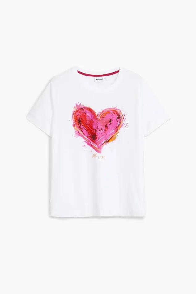 Women Tshirts Desigual Heart Tshirt
