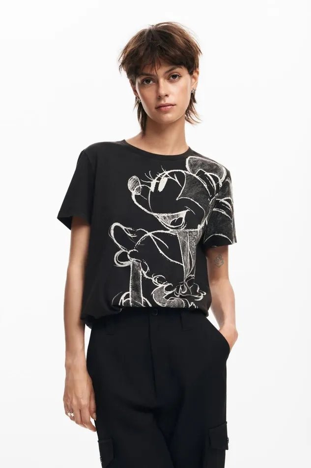 Women Tshirts Desigual Minnie Mouse Tshirt