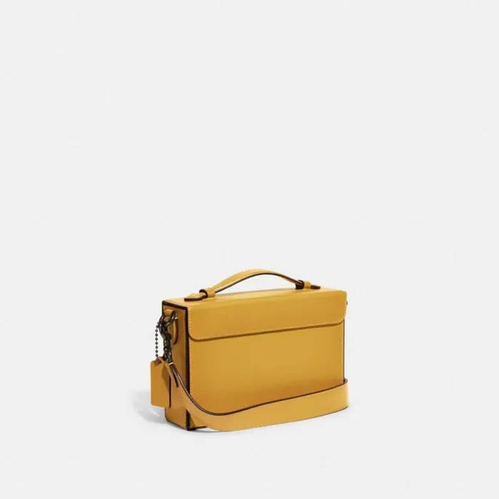 Women Tabby Box Bag Pewteryellow Gold Coach Crossbody Bags