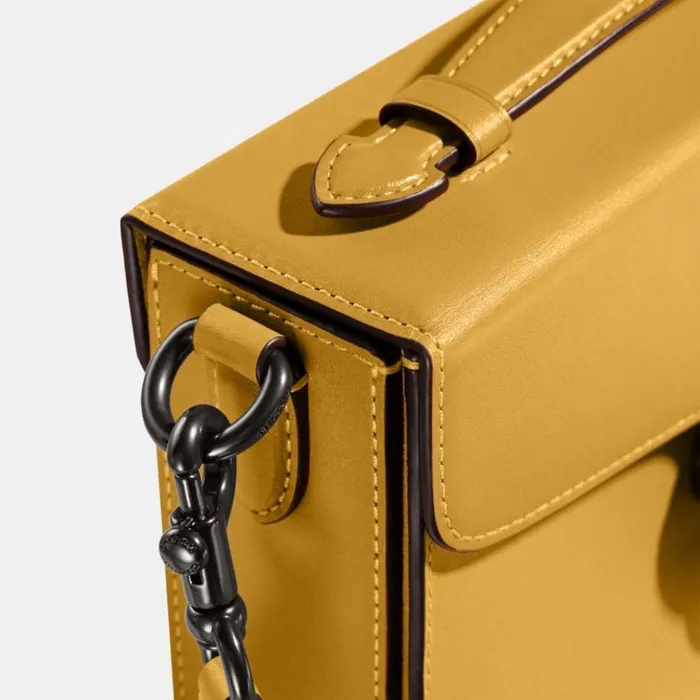 Women Tabby Box Bag Pewteryellow Gold Coach Crossbody Bags