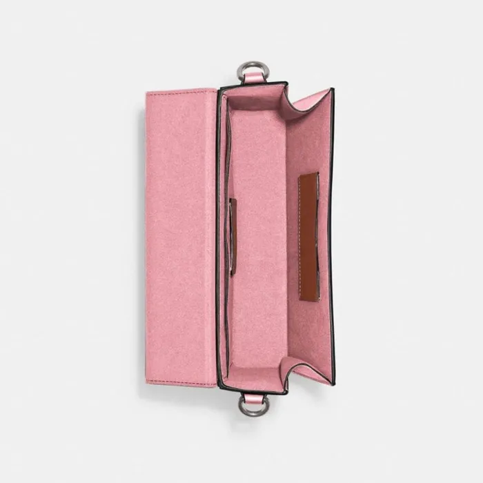 Women Tabby Box Bag Silverflower Pink Coach Crossbody Bags