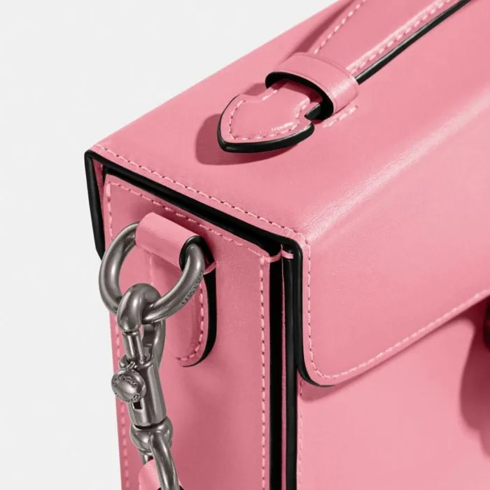 Women Tabby Box Bag Silverflower Pink Coach Crossbody Bags