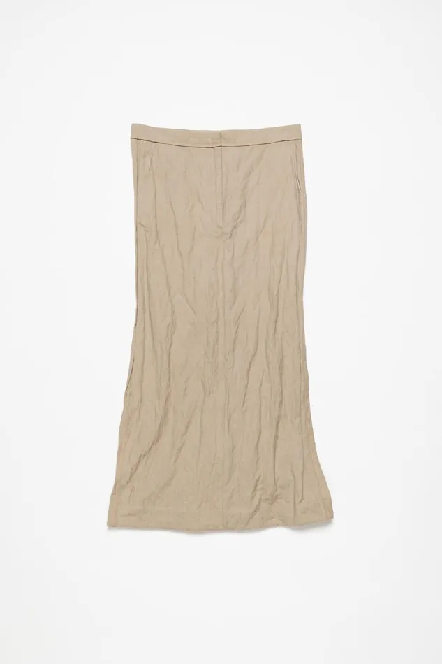 Women Tailored Skirt Cold Beige Acne Studios Skirts