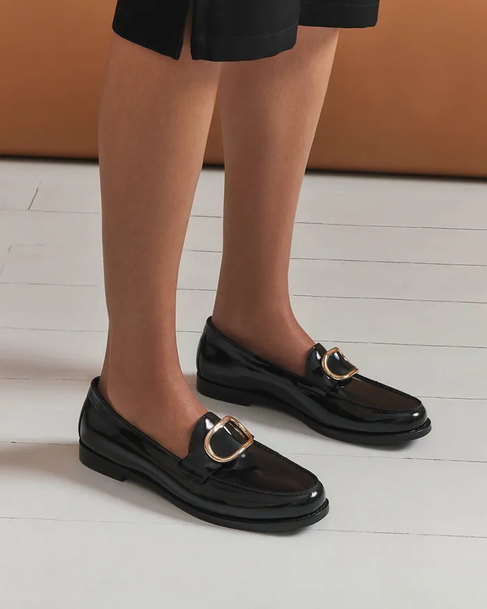 Women Tamara loafers black patent LACE UP and LOAFERS jomercer