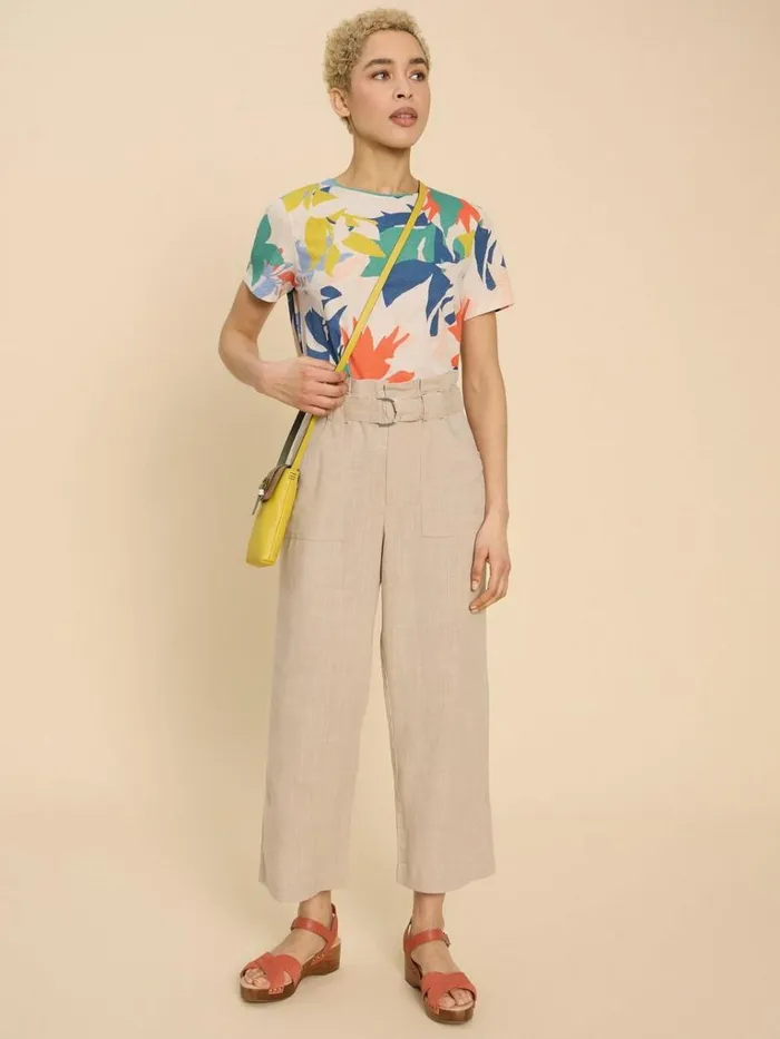 Women TOPS and TEES White Stuff ABBIE PRINT TEE White Print