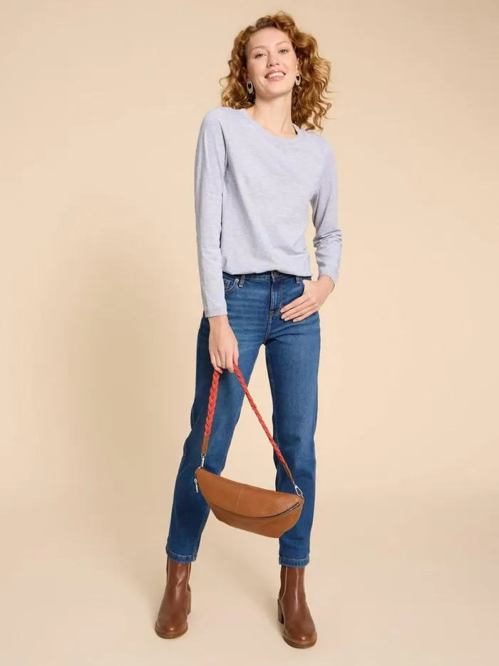 Women TOPS and TEES White Stuff CLARA TEE Grey Marl