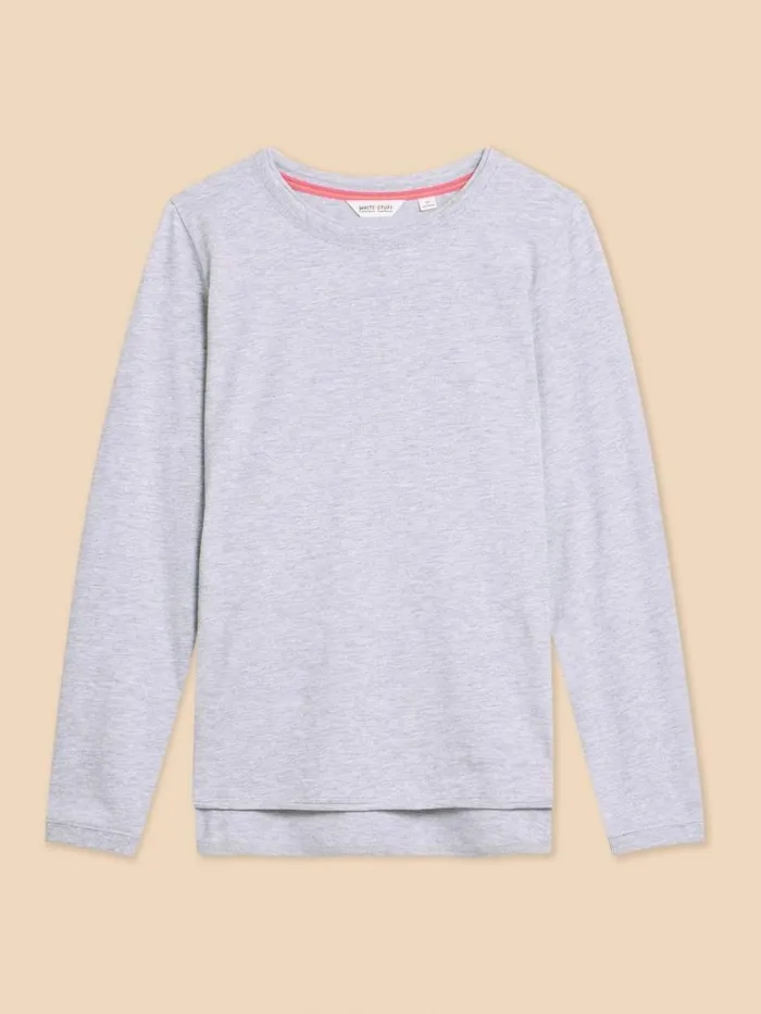 Women TOPS and TEES White Stuff CLARA TEE Grey Marl Women TOPS and TEES White Stuff CLARA TEE Grey Marl