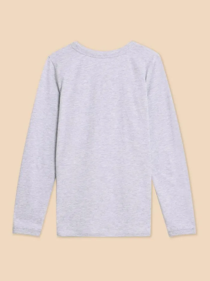 Women TOPS and TEES White Stuff CLARA TEE Grey Marl Women TOPS and TEES White Stuff CLARA TEE Grey Marl