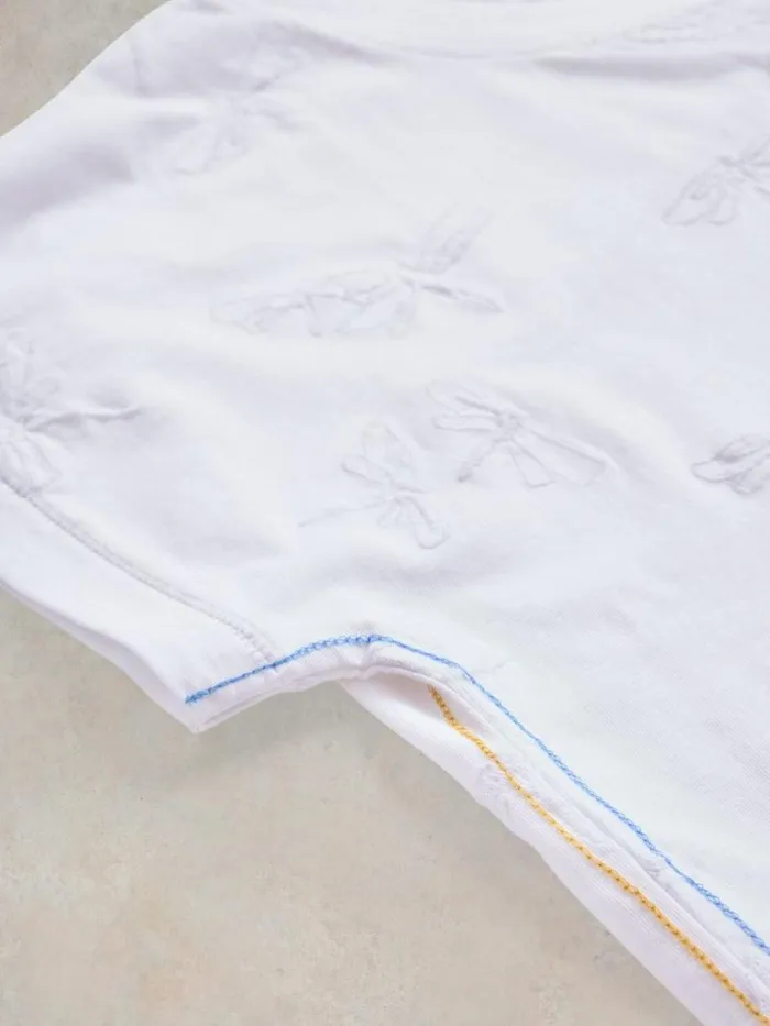 Women TOPS and TEES White Stuff NELLY NOTCH NECK EMBROIDERED TEE Brilliant White Women TOPS and TEES White Stuff NELLY NOTCH NECK EMBROIDERED TEE Brilliant White