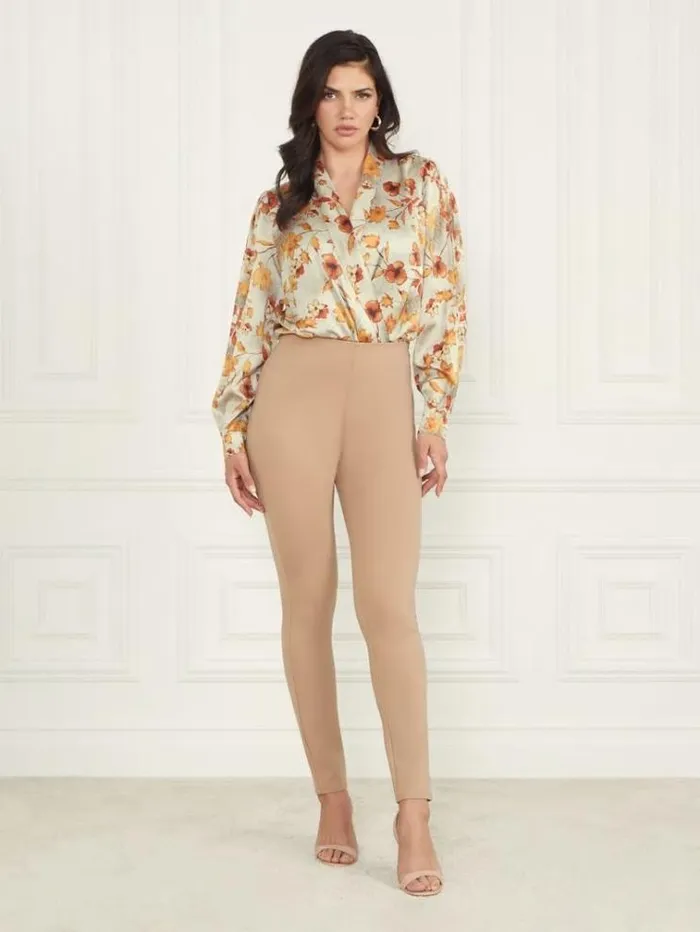 Women Tops And Sweaters Marciano Autumn Dusk Bodysuit Autumn Dusk Print Women Tops And Sweaters Marciano Autumn Dusk Bodysuit Autumn Dusk Print