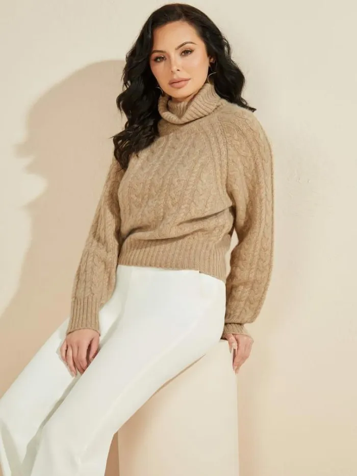 Women Tops And Sweaters Marciano Lala Comfort Cashmere Sweater Blonde Ambition Multi