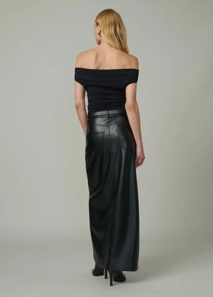 Women Tops Joe039s Jeans THE MIA SLEEVELESS OFF THE SHOULDER TOP Black