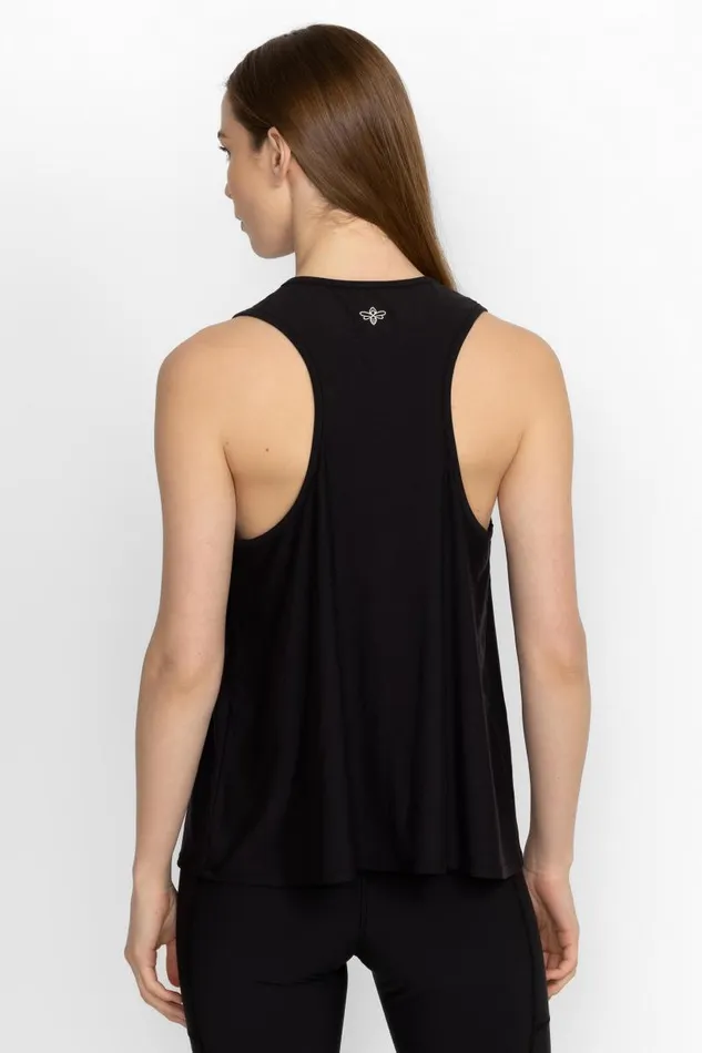 Women Tops Johnny Was BEE ACTIVE HIGH NECK ACTIVE SWING TANK Black