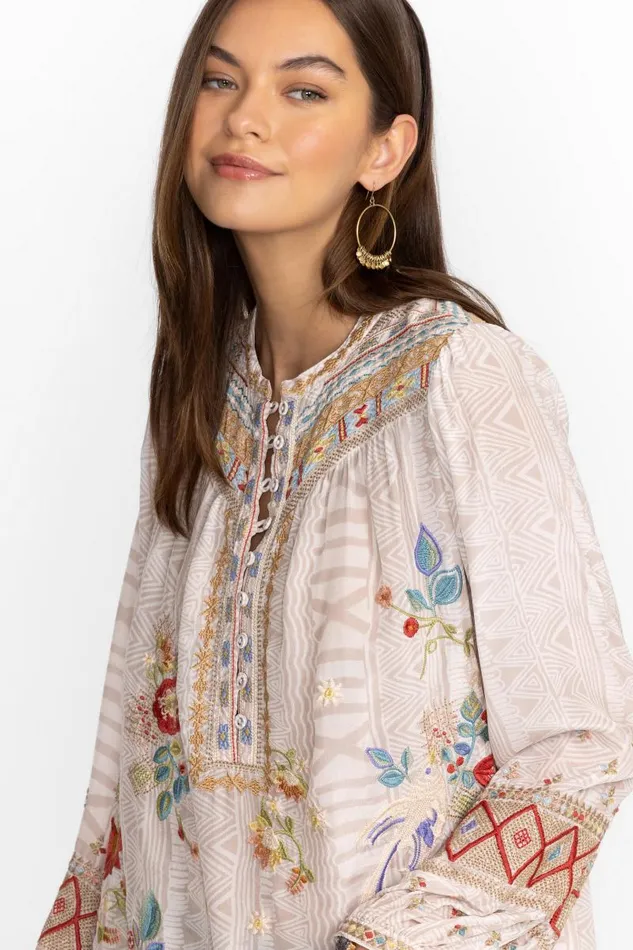 Women Tops Johnny Was FOREST FERN BLOUSE Grove Women Tops Johnny Was FOREST FERN BLOUSE Grove