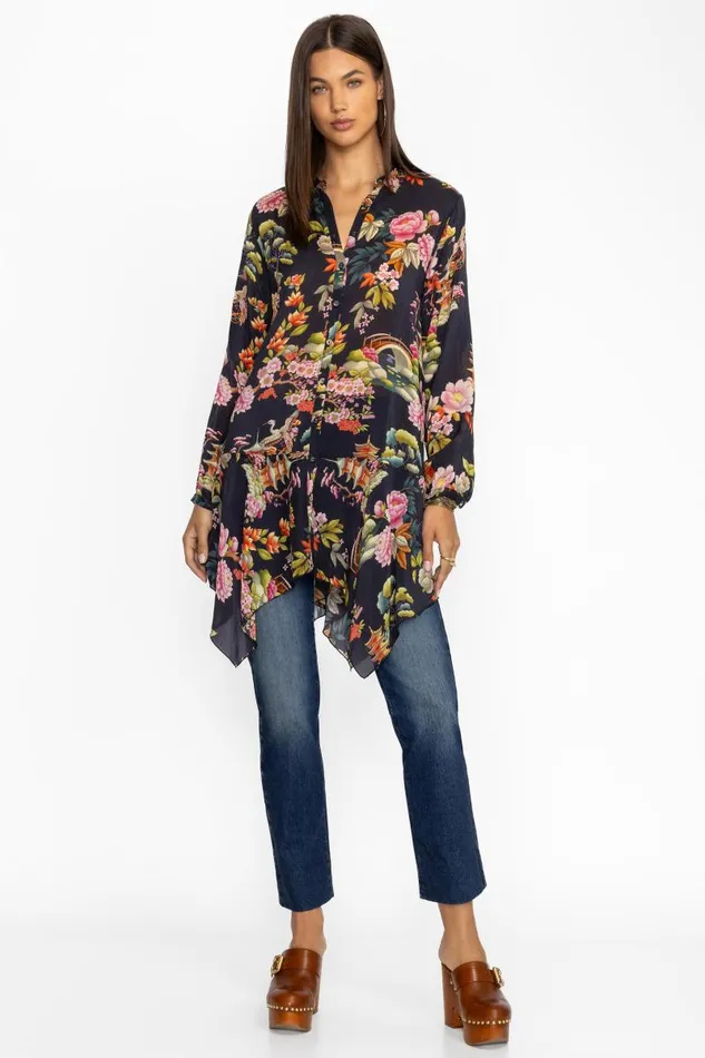 Women Tops Johnny Was ROSSI TUNIC Soundbath