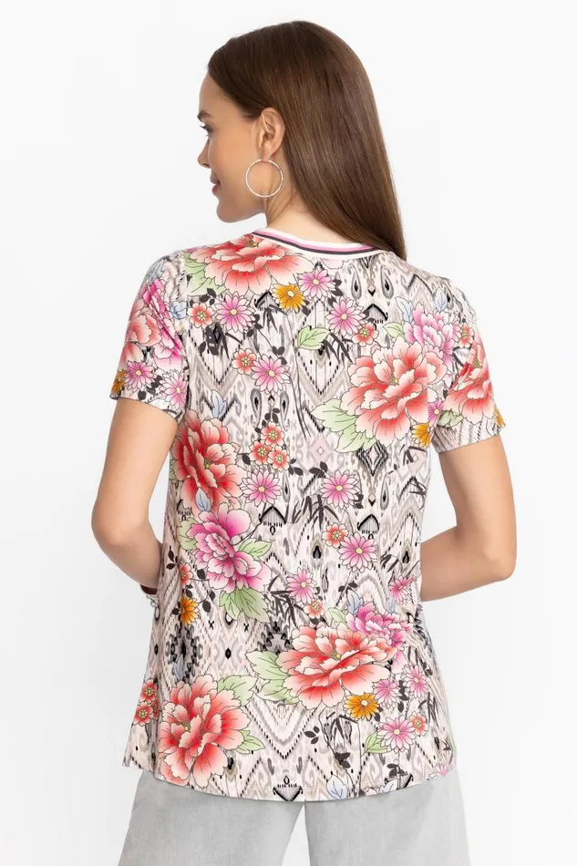 Women Tops Johnny Was The Janie Favorite Short Sleeve Crew Neck Swing Tee Azzie Flower Neo Women Tops Johnny Was The Janie Favorite Short Sleeve Crew Neck Swing Tee Azzie Flower Neo