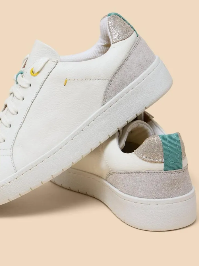 Women TRAINERS White Stuff Lily Leather Suede Trainer White Multi Women TRAINERS White Stuff Lily Leather Suede Trainer White Multi