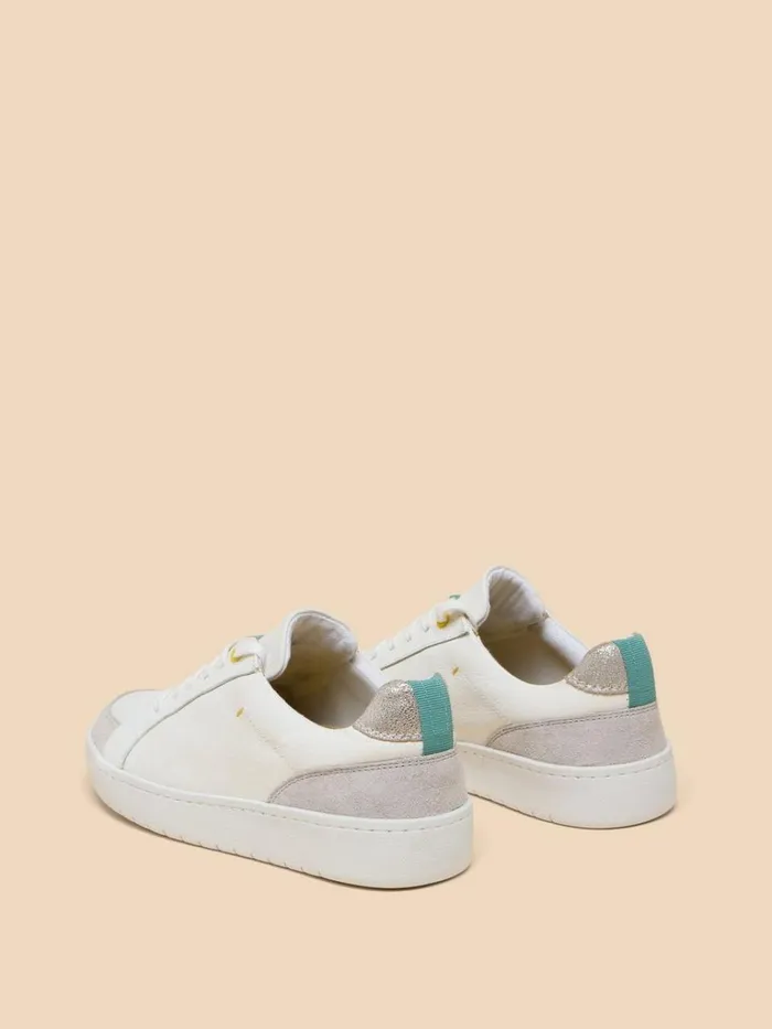 Women TRAINERS White Stuff Lily Leather Suede Trainer White Multi Women TRAINERS White Stuff Lily Leather Suede Trainer White Multi