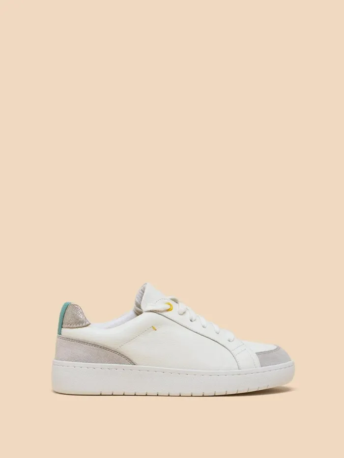Women TRAINERS White Stuff Lily Leather Suede Trainer White Multi Women TRAINERS White Stuff Lily Leather Suede Trainer White Multi