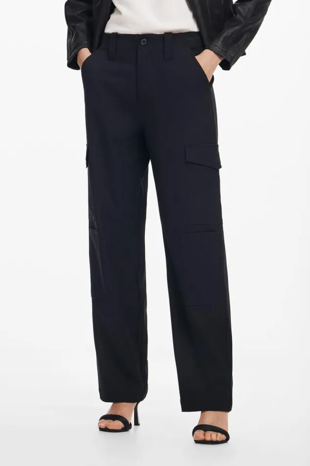 Women Trousers Desigual Fluid Cargo Pants