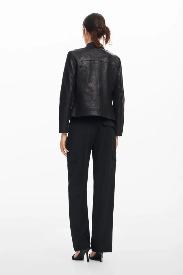 Women Trousers Desigual Fluid Cargo Pants