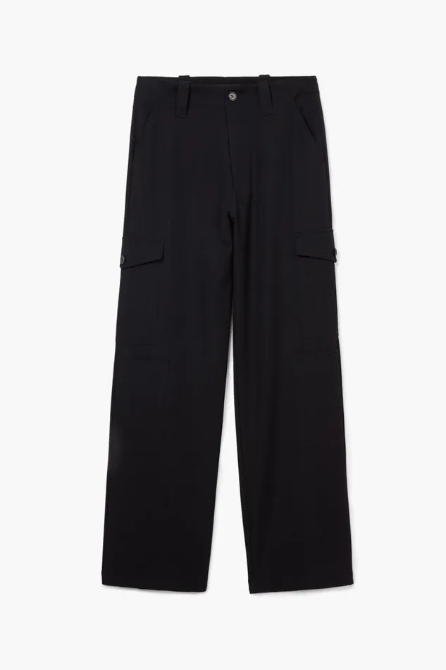 Women Trousers Desigual Fluid Cargo Pants