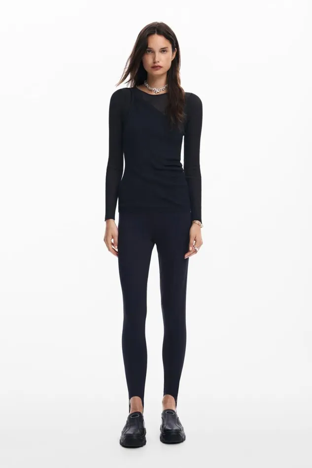 Women Trousers Desigual Fusseau Leggings M Christian Lacroix