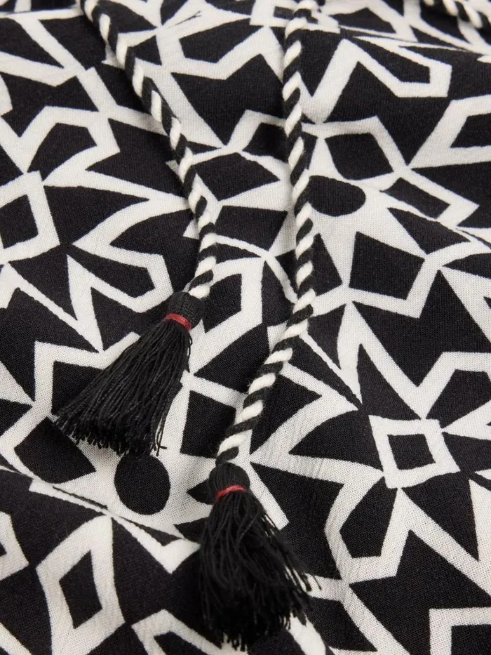 Women TROUSERS White Stuff Belle Crinkle Wide Leg Trouser Black Print Women TROUSERS White Stuff Belle Crinkle Wide Leg Trouser Black Print