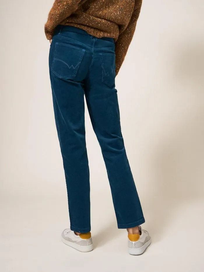 Women TROUSERS White Stuff Brooke Mid Rise Cord Trouser Dk Teal Women TROUSERS White Stuff Brooke Mid Rise Cord Trouser Dk Teal